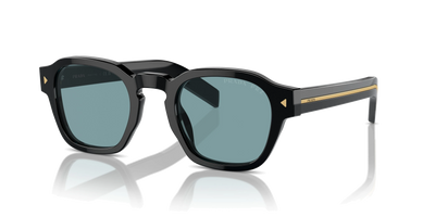 Prada Polarize Güneş Gözlüğü 0PR A16S 52 Ekartman 16K04D Black Green Polar