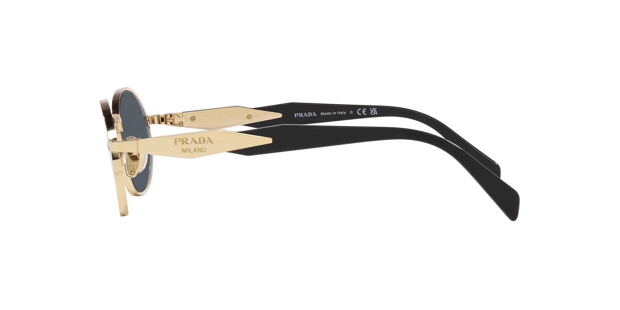 Prada PR 65ZS Kadın Güneş Gözlüğü ZVN09T Pale Gold Dark Grey 55 Ekartman