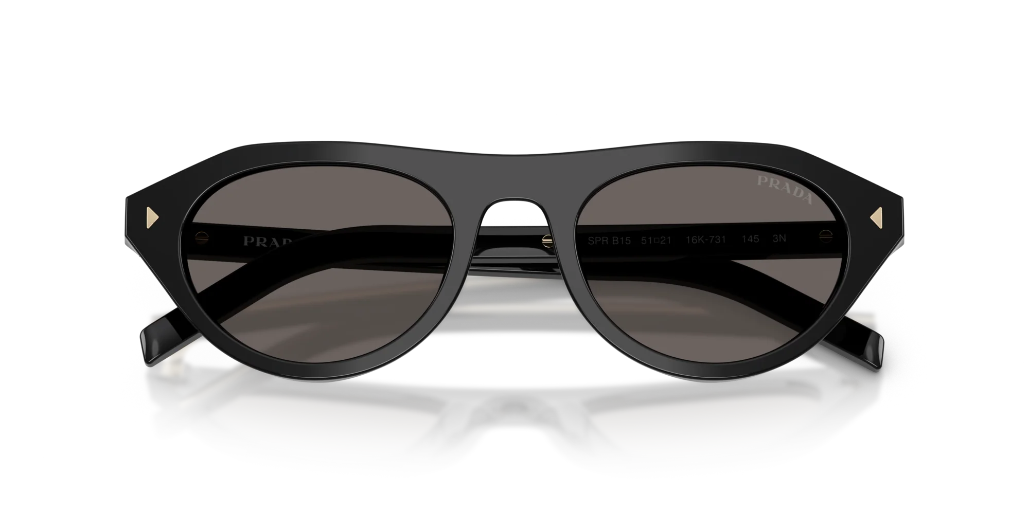 Prada PR B15S Kadın Güneş Gözlüğü 16K731 Black Dark Grey 51 Ekartman