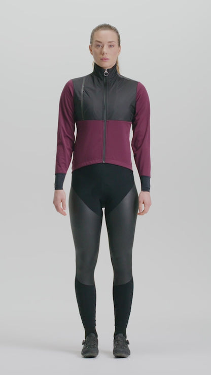 Santini VEGA ABSOLUTE Polartec Kadın Kışlık Bisiklet Ceketi 4W51775VEGAABST