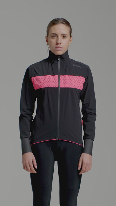 Santini GUARD MERCURIO Women's Raincoat Cycling Jacket 1W51775GUARDMERC