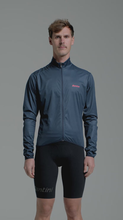 Santini Nebula Puro Men's Raincoat Jacket 2W33275NEBULPURO