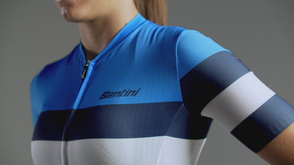 Santini Sleek Bengal Women's Cycling Jersey 2S940L75ESLKBENG