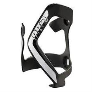 Pro Side Cage L Aluminum Bicycle Bottle Cage Black White