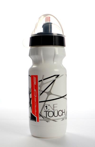 Raceone Onetouch 750 ML White Easy-to-Open Bicycle Bottle