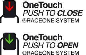 Raceone Onetouch 750 ML White Easy-to-Open Bicycle Bottle