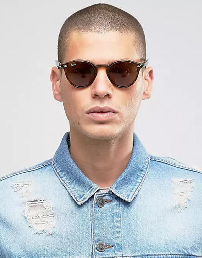 Ray-Ban 0RB2180 Güneş Gözlüğü Opal Grey Violet Gradient Mirror Silver