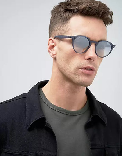 Ray-Ban 0RB2180 Güneş Gözlüğü Opal Grey Violet Gradient Mirror Silver