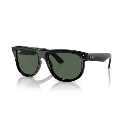 Солнцезащитные очки Ray-Ban Boyfriend Reverse RBR0501S 6677VR 56 оправа черный темно-зеленый