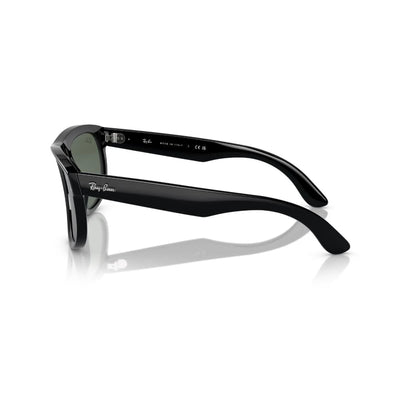Ray-Ban Boyfriend Reverse Güneş Gözlüğü RBR0501S 6677VR 56 Ekartman Black Dark Green