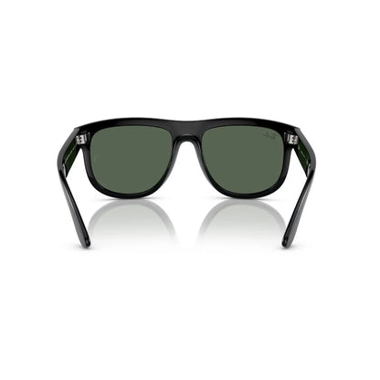 Солнцезащитные очки Ray-Ban Boyfriend Reverse RBR0501S 6677VR 56 оправа черный темно-зеленый