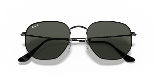 Ray-Ban Hexagonal 0RB3548N Güneş Gözlüğü 002/58 Black G-15 Green 54 Ekartman