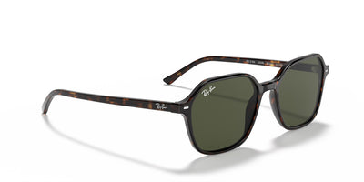 Солнцезащитные очки Ray-Ban John 0RB2194 902/31 53 Ekartman Tortoise G-15 Зеленые