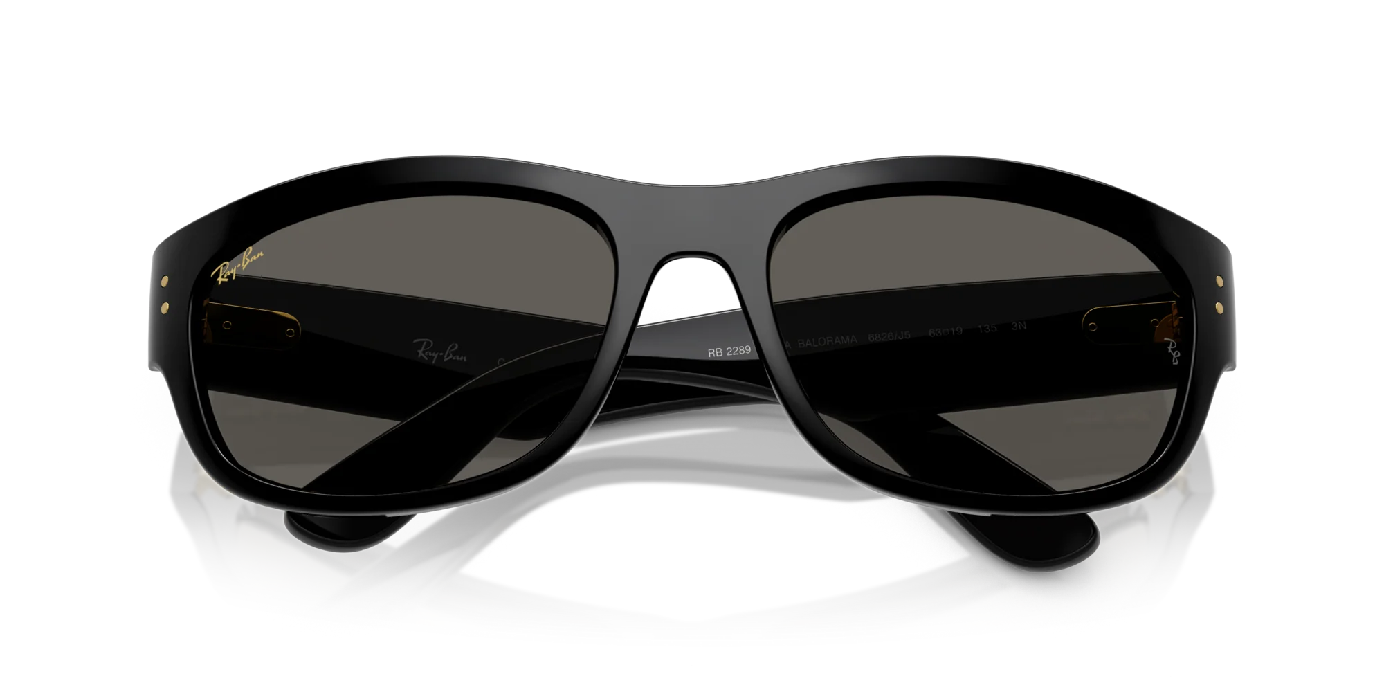 Ray-Ban Mega Balorama Güneş Gözlüğü RB2289 Black Ultra Black 6826J5 60 Ekartman