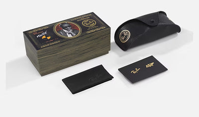 Ray-Ban Mega Balorama Sunglasses RB2289 Black Ultra Black 6826J5 60mm 