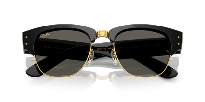 Ray-Ban Mega ClubMaster ASAP Rocky Special Collection Sunglasses 0RB0316S Black On Gold Dark Grey 53 Size 6826J5