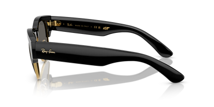 Ray-Ban Mega ClubMaster ASAP Rocky Special Collection Sunglasses 0RB0316S Black On Gold Dark Grey 53 Size 6826J5