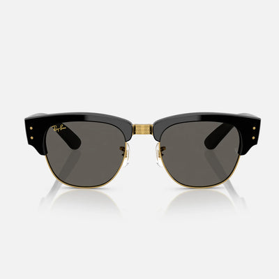 Ray-Ban Mega ClubMaster ASAP Rocky Özel Koleksiyon Güneş Gözlüğü 0RB0316S Black On Gold Dark Grey 53 Ekartman 6826J5