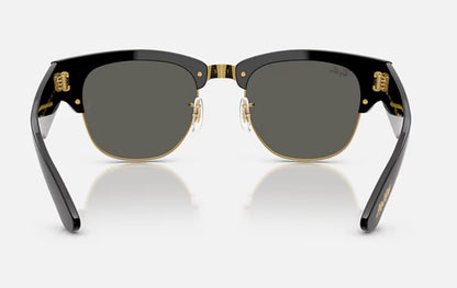 Ray-Ban Mega ClubMaster ASAP Rocky Special Collection Sunglasses 0RB0316S Black On Gold Dark Grey 53 Size 6826J5