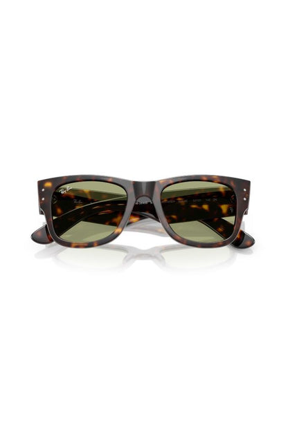 Ray-Ban Mega Wayfarer Sunglasses RB0840S 902/4E 51 Size Havana Bottle Green