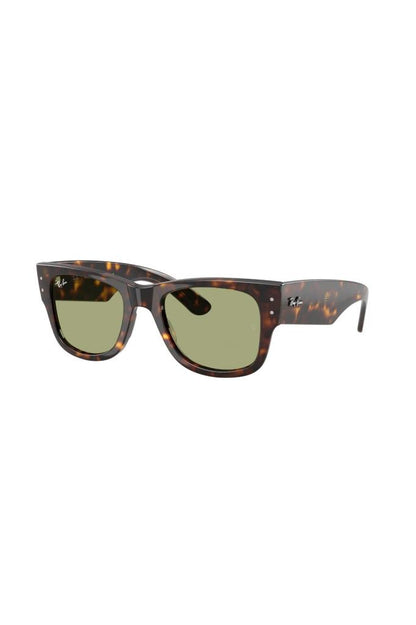 Ray-Ban Mega Wayfarer Sunglasses RB0840S 902/4E 51 Size Havana Bottle Green