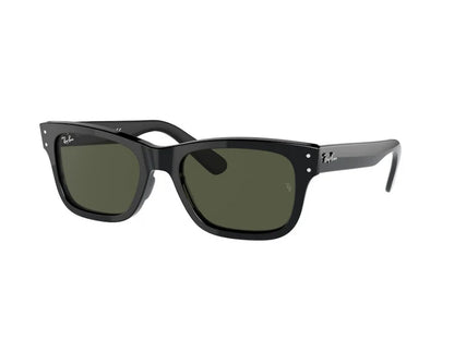 Ray-Ban MR Burbank Sunglasses RB2283 901/31 Black Green 52 Lens Width