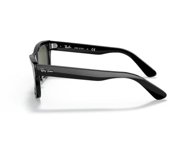 Солнцезащитные очки Ray-Ban MR Burbank RB2283 901/31, чёрно-зелёные, ширина линзы 52.