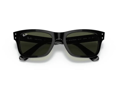 Ray-Ban MR Burbank Sunglasses RB2283 901/31 Black Green 52 Lens Width