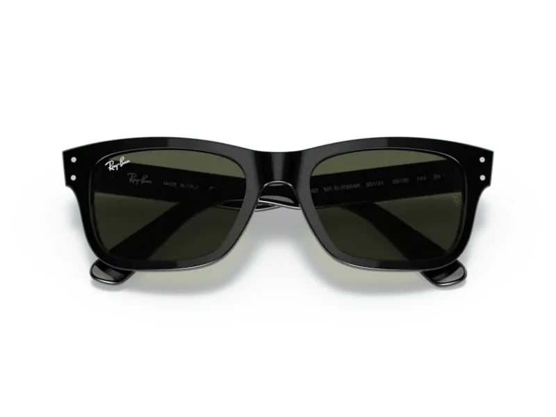Ray-Ban MR Burbank Sunglasses RB2283 901/31 Black Green 52 Lens Width