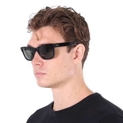 Ray-Ban MR Burbank Sunglasses RB2283 901/31 Black Green 52 Lens Width
