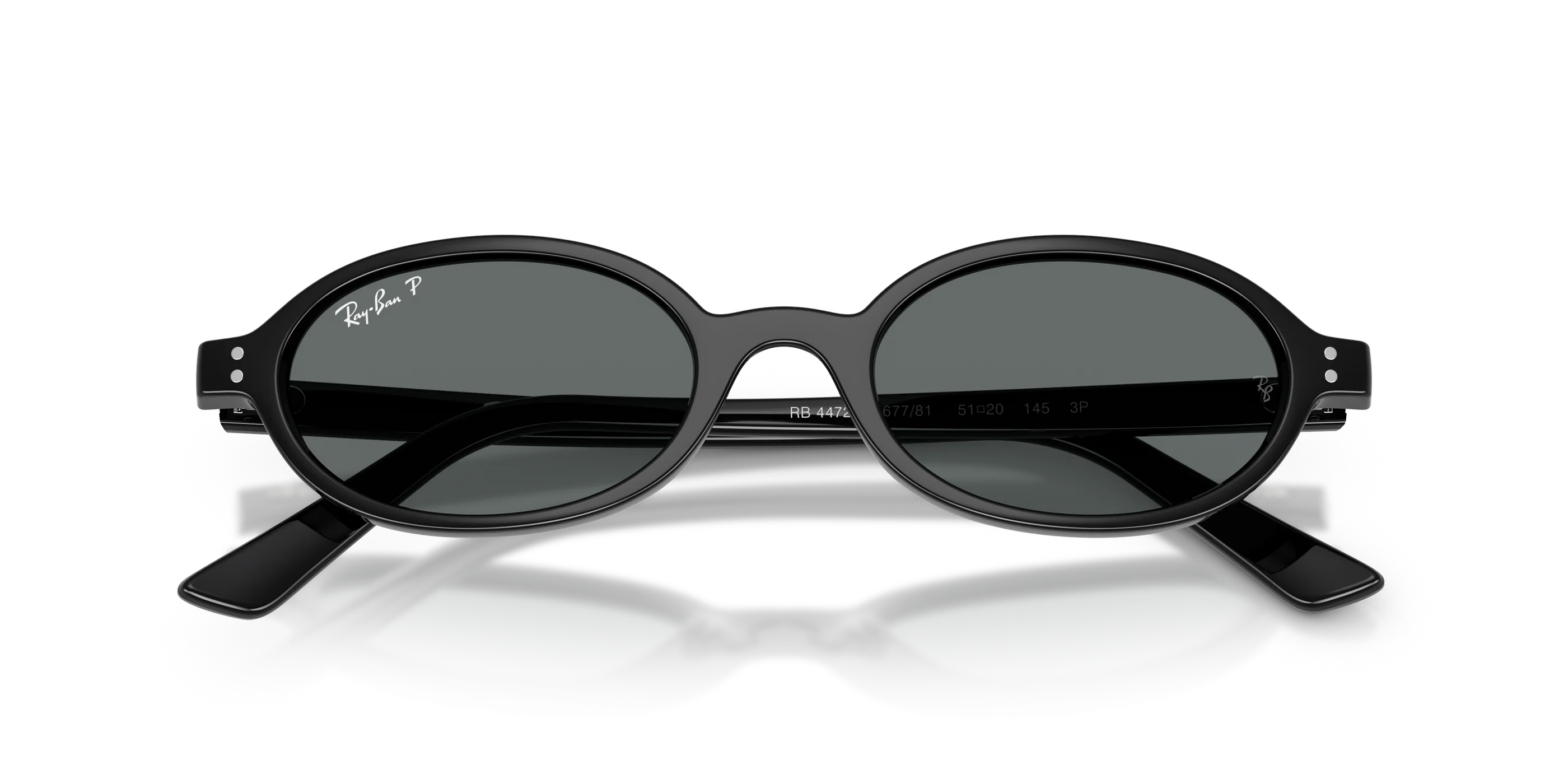 Ray-Ban Polarize Güneş Gözlüğü RB4472 667781 Black Dark Grey Polar