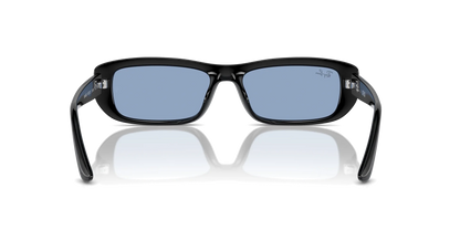 Ray-Ban RB4436D Sunglasses Black Light Blue 667772 55 Lens Width 