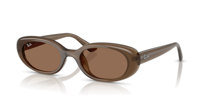 Ray-Ban RB4441D Sunglasses 677973 Opal Brown Dark Brown 53 Ekartman