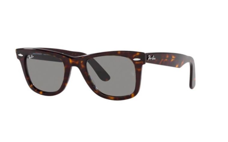 Ray-Ban Wayfarer 0RB2140 1382R5 Güneş Gözlüğü 50 Ekartman Havana Grey