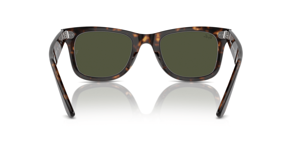 Ray-Ban Wayfarer 0RB2140 902 Sunglasses 54 Ekartman Tortoise G-15 Green