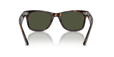 Ray-Ban Wayfarer 0RB2140 902 Sunglasses 54 Ekartman Tortoise G-15 Green