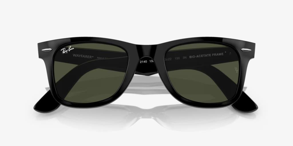 Солнцезащитные очки Ray-Ban Wayfarer 13583150 Черные Зеленые