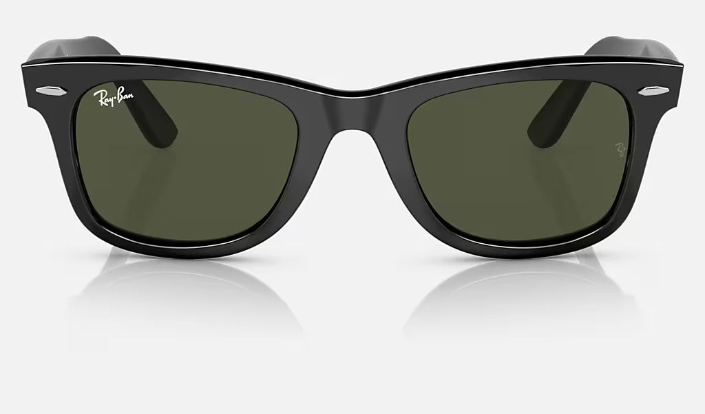 Солнцезащитные очки Ray-Ban Wayfarer 13583150 Черные Зеленые