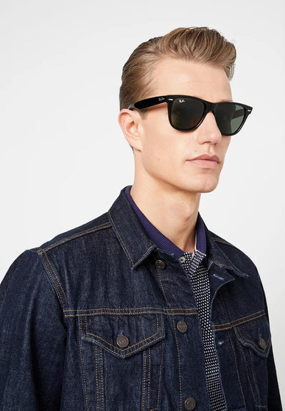 Ray-Ban Wayfarer Sunglasses 0RB2140 135931 Havana Green 50 Ekartman