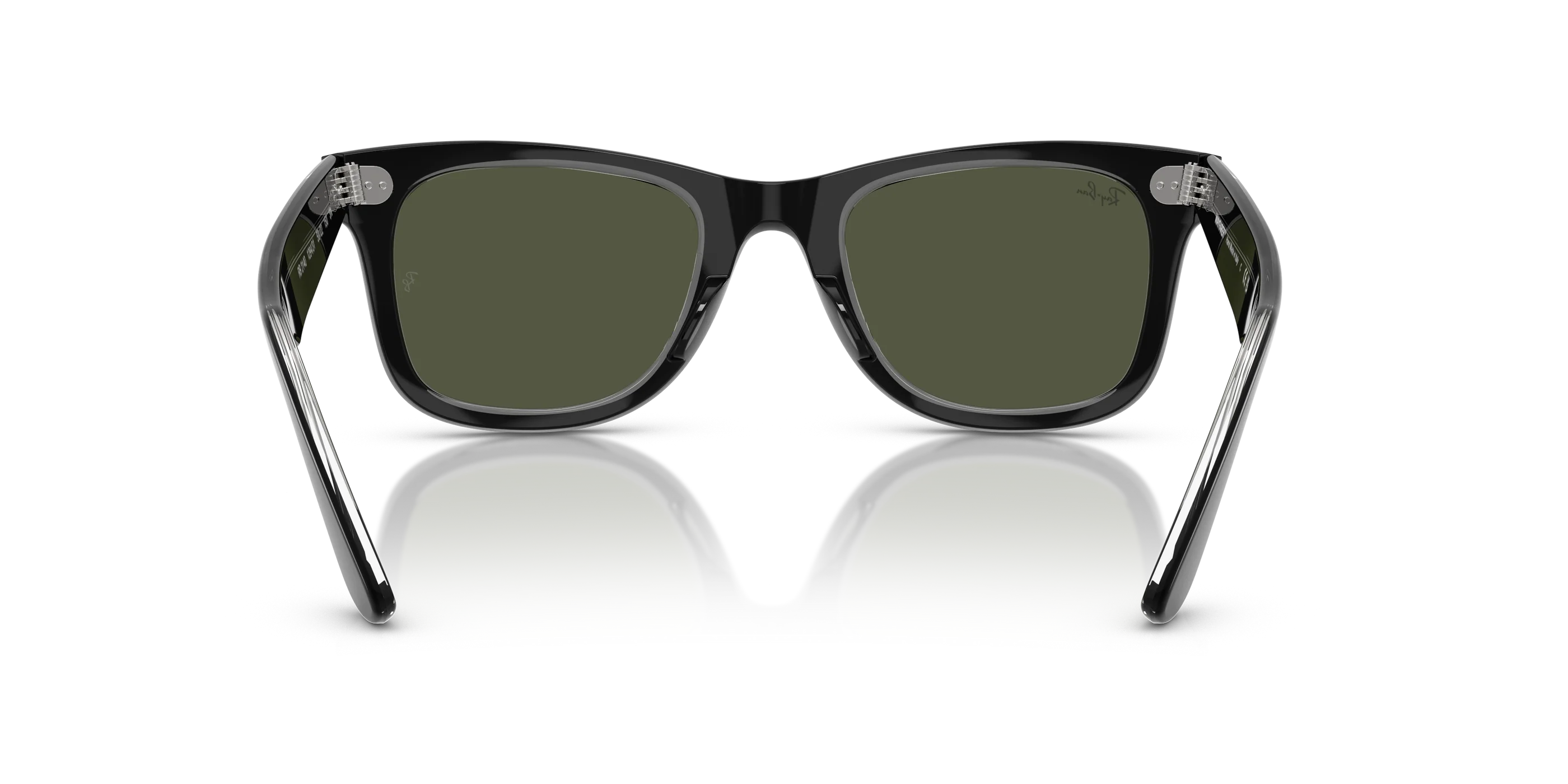 Ray-Ban Wayfarer Güneş Gözlüğü RB2140 129431 Black On Transparent Green 50 Ekartman