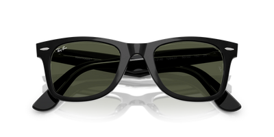Ray-Ban Wayfarer Güneş Gözlüğü RB2140 129431 Black On Transparent Green 50 Ekartman
