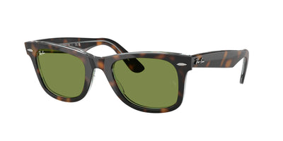 Ray-Ban Wayfarer Güneş Gözlüğü RB2140 14134E Dark Havana On Multicolor Green 50 Ekartman