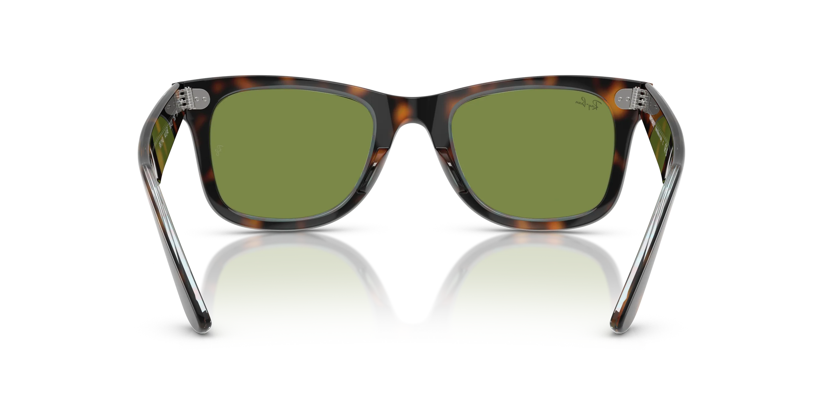 Ray-Ban Wayfarer Güneş Gözlüğü RB2140 14134E Dark Havana On Multicolor Green 50 Ekartman