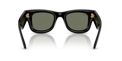 Ray-Ban Wayfarer Puffer A$AP ROCKY Özel Seri Güneş Gözlüğü RB4940 601/30 Black Green Mirror Silver Plan 47 Ekartman