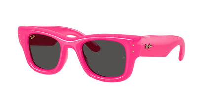 Ray-Ban Wayfarer Puffer A$AP ROCKY Special Edition Sunglasses RB4940 683287 Fuchsia Ultra Black Size 47 