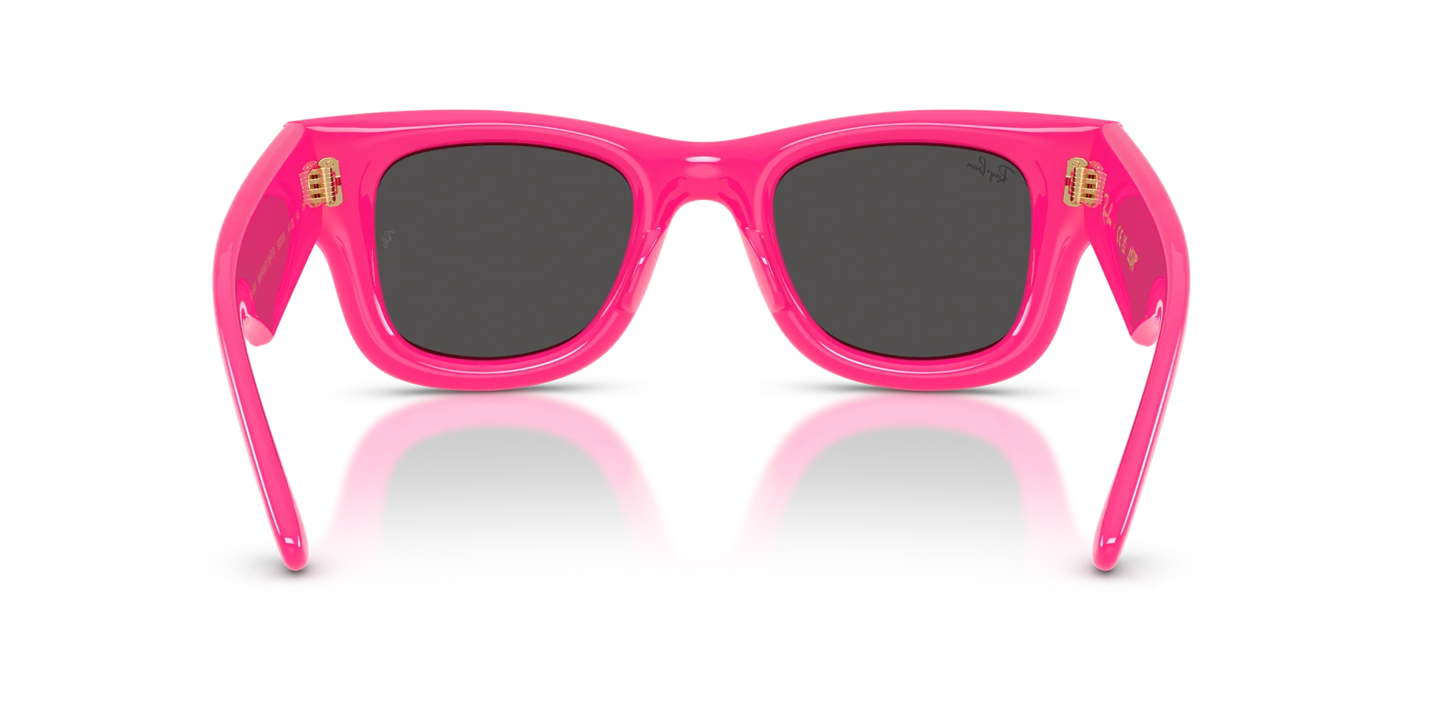 Ray-Ban Wayfarer Puffer A$AP ROCKY Special Edition Sunglasses RB4940 683287 Fuchsia Ultra Black Size 47 