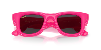 Ray-Ban Wayfarer Puffer A$AP ROCKY Special Edition Sunglasses RB4940 683287 Fuchsia Ultra Black Size 47 