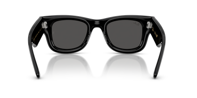 Ray-Ban Wayfarer Puffer A$AP ROCKY Özel Seri Güneş Gözlüğü RB4940 686487 Black With Strass Dark Grey 47 Ekartman