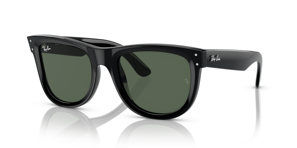 Ray-Ban Wayfarer Reverse 0RBR0502S Güneş Gözlüğü Black Dark Green 6677VR 53 Ekartman