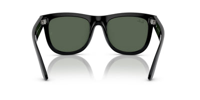 Солнцезащитные очки Ray-Ban Wayfarer Reverse RBR0502S 6677VR Черные Темно-зеленые 50 Екартман
